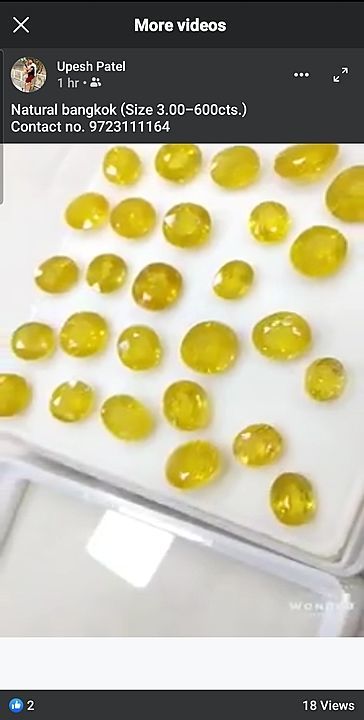 Natural yellow sapphire  uploaded by business on 10/20/2020