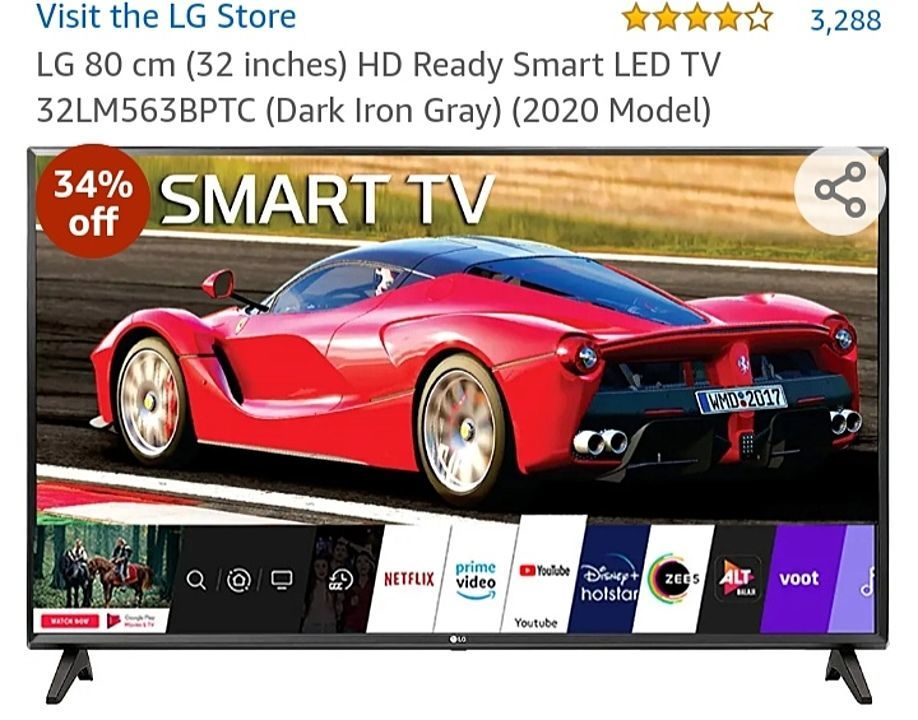 Smart tv uploaded by Sreesi sells on 10/20/2020