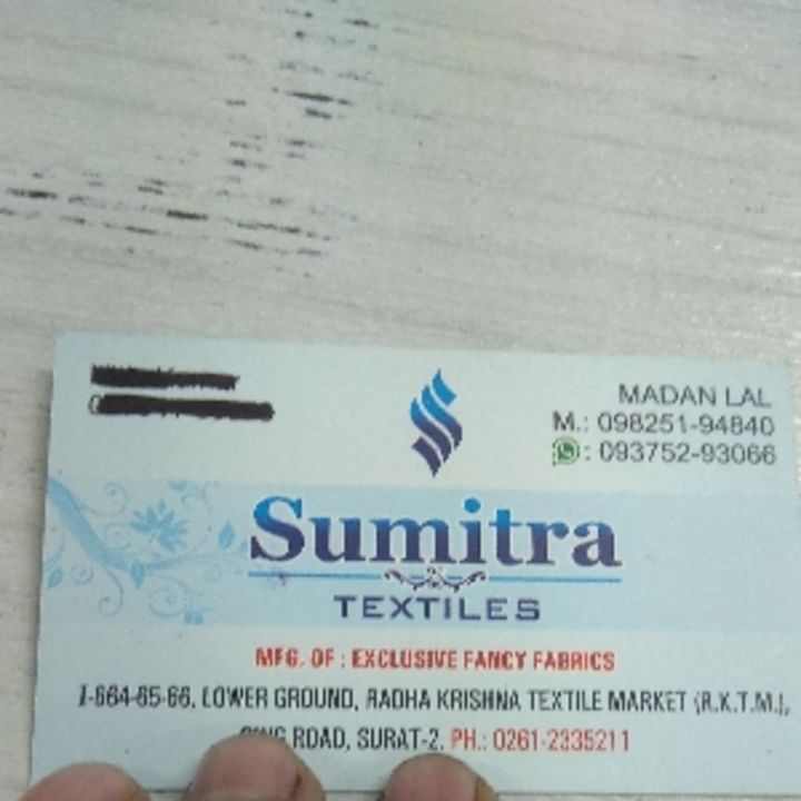 Post image सुमित्रा textiles has updated their profile picture.