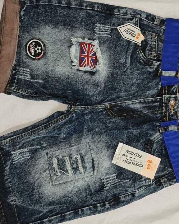 Half denims jeans short.. uploaded by Naryan army store on 4/19/2022