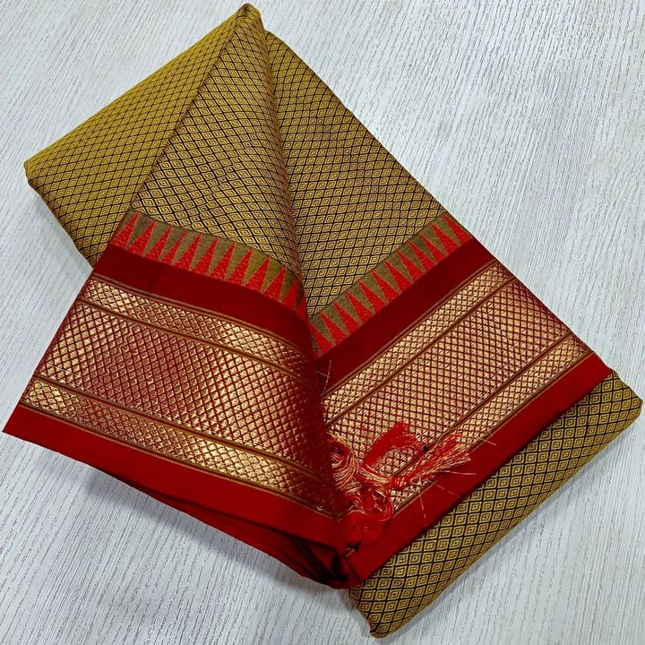 Khan saree uploaded by Shree dhanshree collection on 4/19/2022