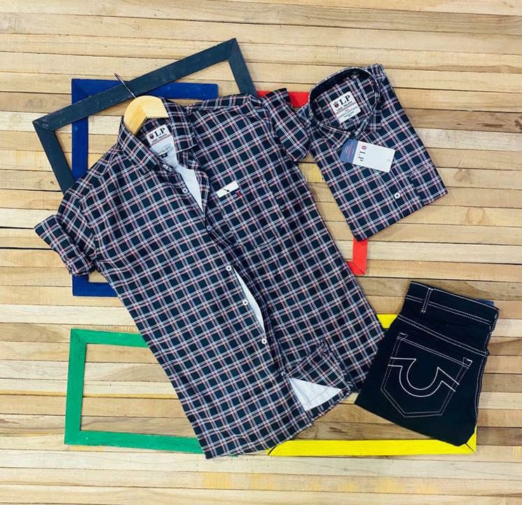 Allen Solly pattern check shirt ( jeans is for photo purpose only ) uploaded by TUKBUK HERITAGE on 4/19/2022