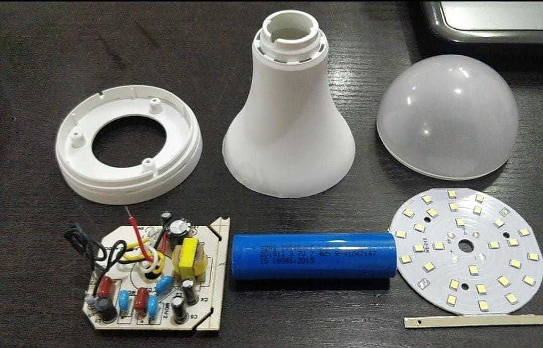 AC DC rechargeable LED bulb raw material uploaded by Star light enterprise on 10/20/2020
