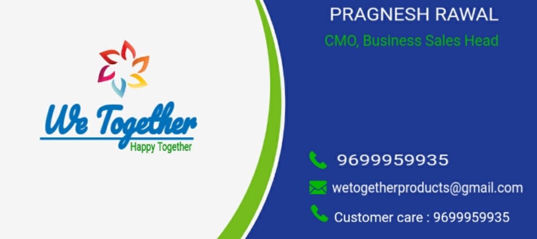 Visiting card store images of We Together