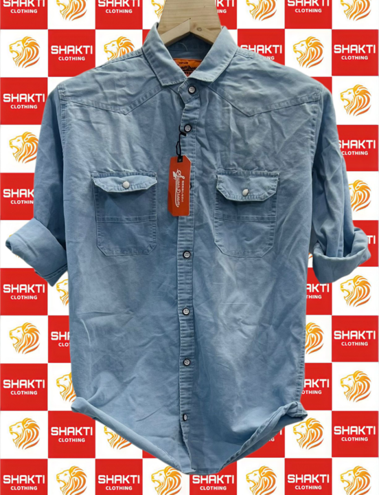 Preimum Quality Denim Shirt  uploaded by Shakti Clothing on 4/19/2022
