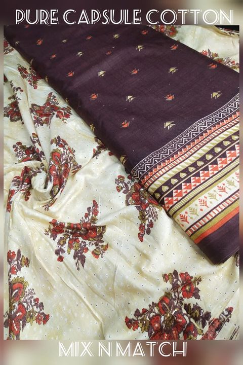 PURE COTTON FABRIC uploaded by Match with fabs wholesale & retail on 4/19/2022