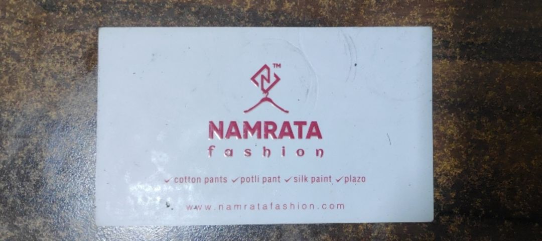 Visiting card store images of Namrata