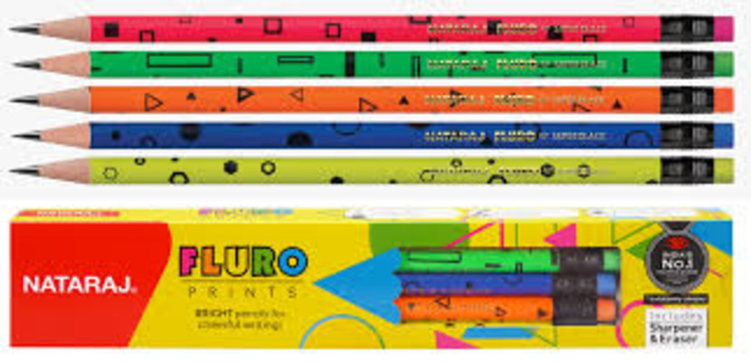 FLURO PRINT RT PENCIL BOX OF 100 PENCIL uploaded by business on 4/19/2022