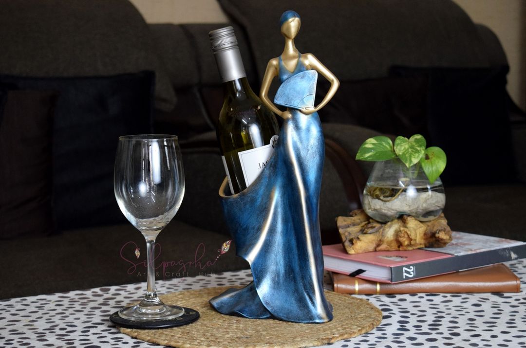 Lady wine bottle holder uploaded by business on 4/19/2022