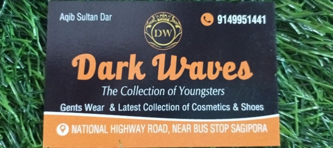 Visiting card store images of DARK WAVES
