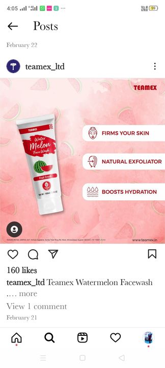 Watermelon facewash uploaded by Direct selling on 4/20/2022