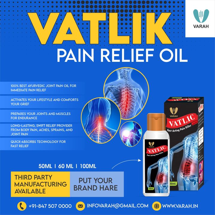 Vatlik Pain relief oil uploaded by Varah Healthcare on 4/20/2022