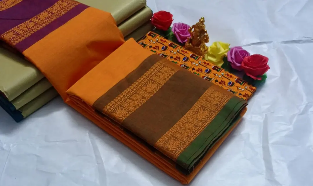 Pure Chettinad Cotton Sarees Collections  uploaded by Saree Paradise on 4/20/2022