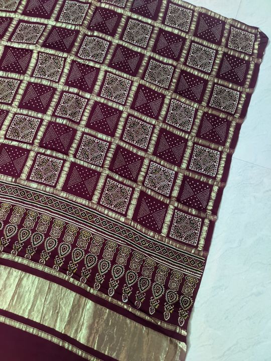 Maa krupa  collection  uploaded by Maa krupa bandhani saree& dress materials on 4/20/2022