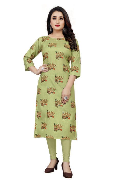 Cotton printed kurti uploaded by business on 4/20/2022