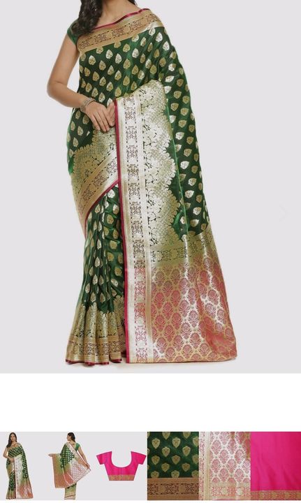 banarasi silk saree uploaded by prevony fashion on 4/20/2022