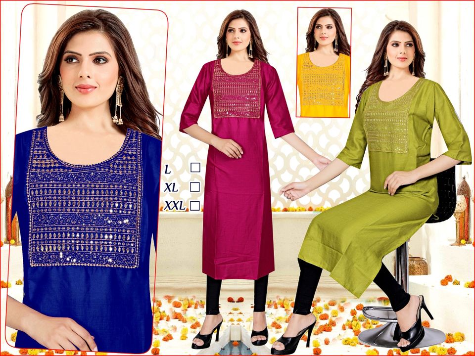 Post image I want 12 pieces of Kurti.
