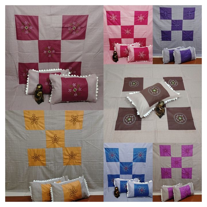 Embroidery BEDSHEET uploaded by SIMMI INTERNATIONAL on 4/20/2022