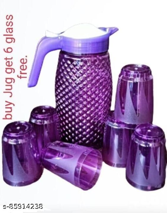 Jug with 6 glasses uploaded by Domain market on 4/20/2022