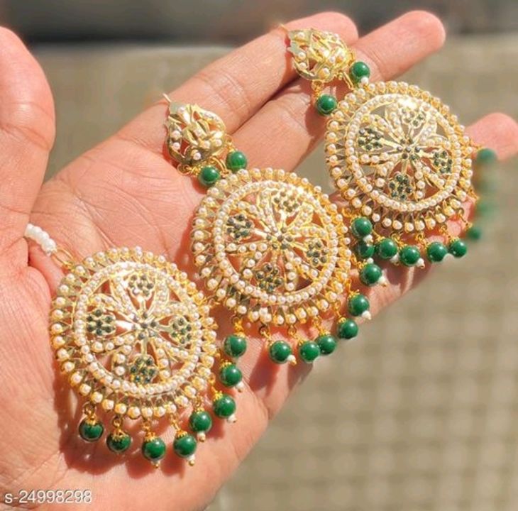 Feminine Unique Earrings* uploaded by Laddu gopal dress and accessories ❤️❤️❣️🙏 on 4/21/2022