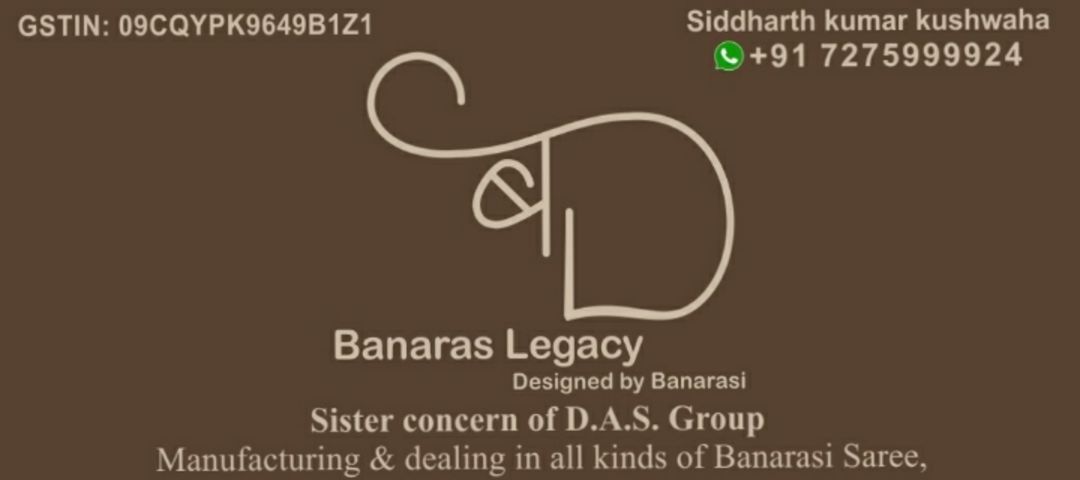 Visiting card store images of Banaras legacy 