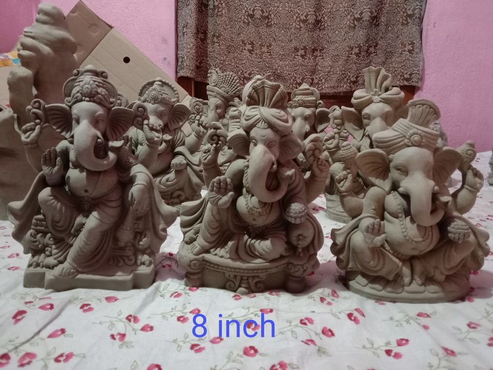 Eco friendly clay ganesh  uploaded by business on 4/21/2022