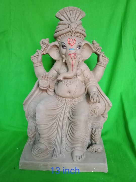 Eco friendly clay ganesh  uploaded by RAGHAVENDER CLAY ARTS on 4/21/2022