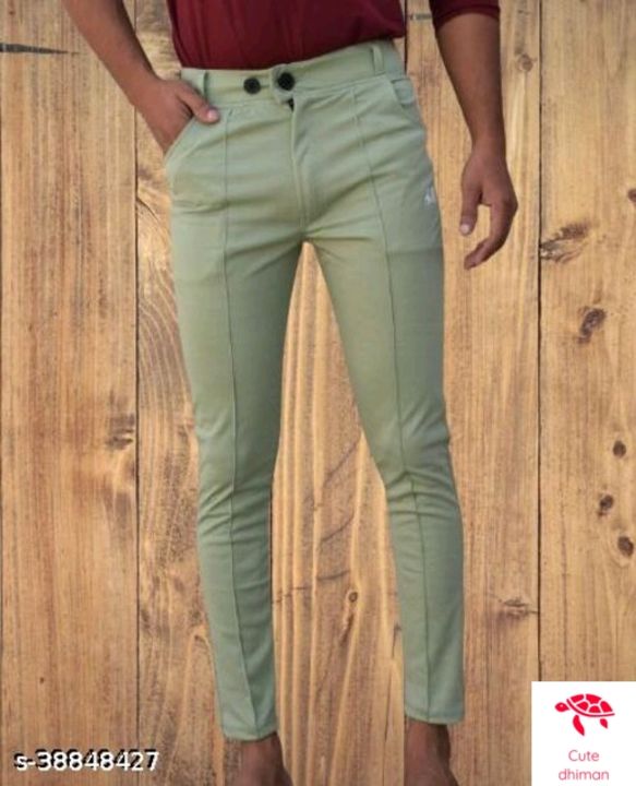 Post image Catalog Name:*Casual Trendy Men Track Pants*Fabric: LycraPattern: Self-DesignSizes: 28 (Waist Size: 28 in, Length Size: 38 in, Hip Size: 11 in) 30 (Waist Size: 30 in, Length Size: 39 in, Hip Size: 12 in) 32 (Waist Size: 32 in, Length Size: 40 in, Hip Size: 13 in) 34Dispatch: 2 DaysEasy Returns Available In Case Of Any Issue*Proof of Safe Delivery! Click to know on Safety Standards of Delivery Partners- https://ltl.sh/y_nZrAV3