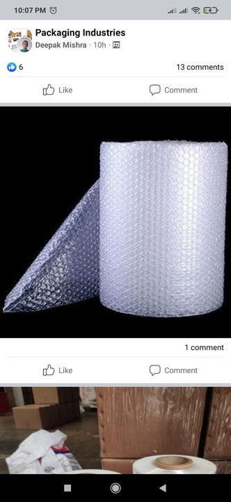 Air bubble wrap uploaded by business on 4/21/2022