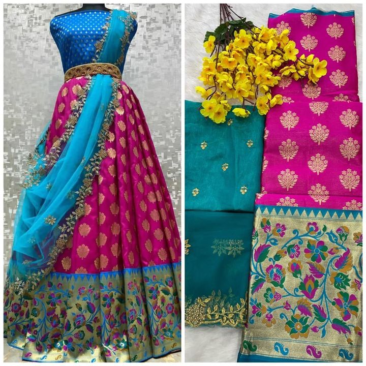 New model half sarees  uploaded by business on 4/21/2022