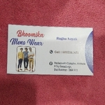Business logo of Bhoomika Mens Wear