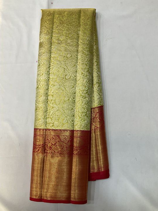 Post image Pure silk handloom sarees jari tishu brocade kuttu