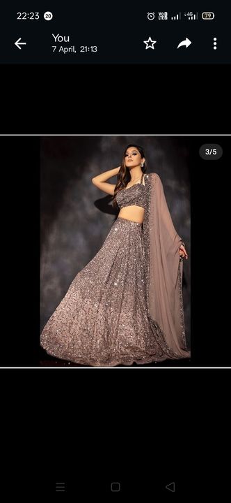 Post image I want 1 pieces of I want one piece of  same lehenga shown in image at cod 
My watsap no. 9977270143.