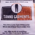 Business logo of tannu garments