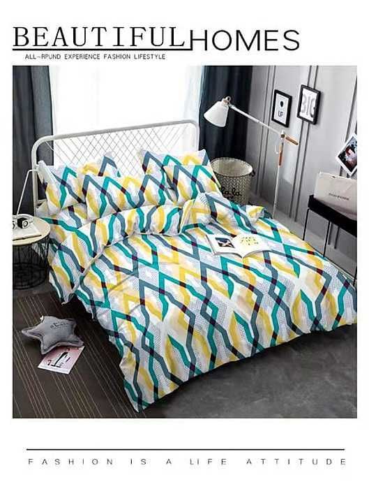 Cotton bedsheets 6*7 double  I am wholesalers. Shipping extra* uploaded by Sneha Enterprise on 10/21/2020