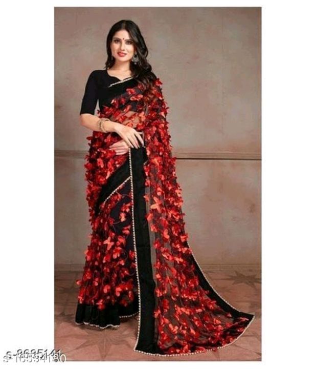 Post image I want 100 pieces of Trendy Alluring Sarees
Saree Fabric: Net
Blouse: Separate Blouse Piece
.