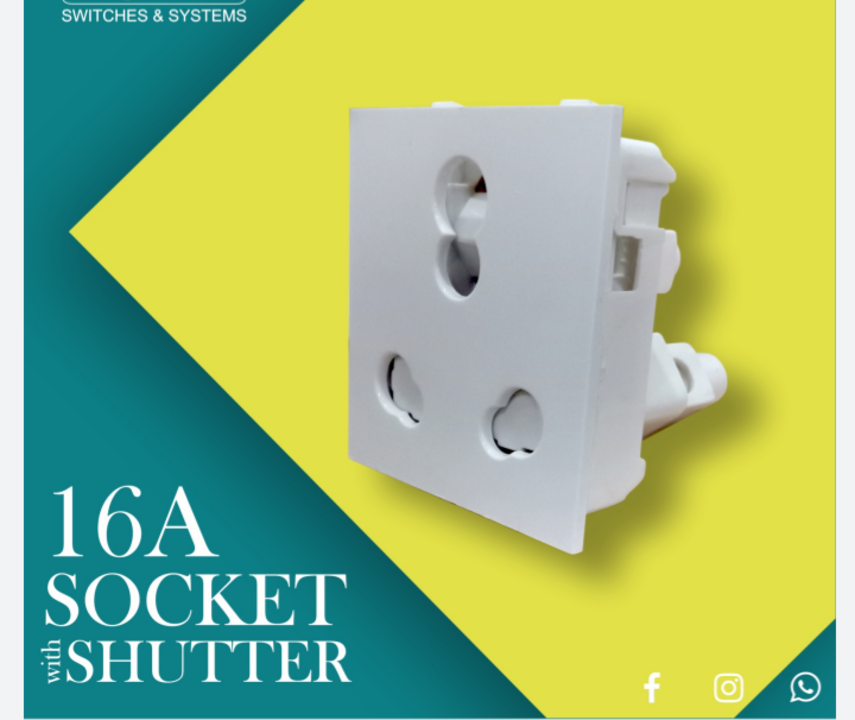 16 Amp Socket with Shuttet uploaded by business on 4/22/2022