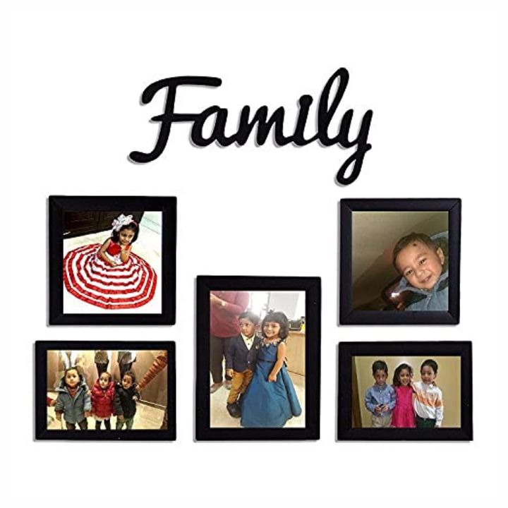 Family Photo Frame Set of 5 uploaded by Paper Plane Design on 4/22/2022