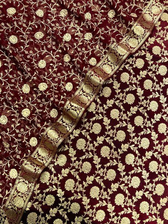 Banarasi suit uploaded by INDIAN COLLECTION on 4/22/2022