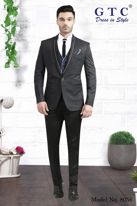 Trendy GTC- 5-piece Designer Men Suit uploaded by AMBE COLLECTIONS  on 4/22/2022