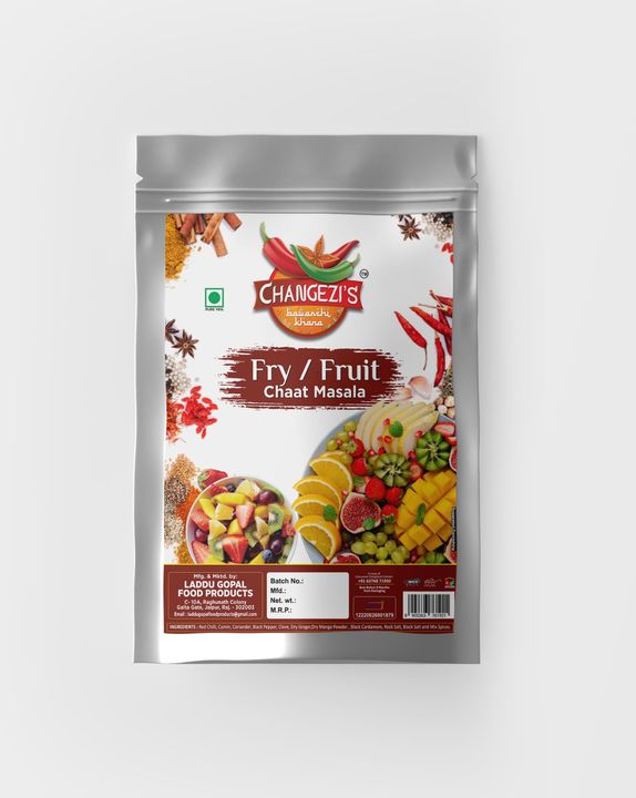 Fry Fruit Chaat Masala uploaded by LADDU GOPAL FOOD PRODUCT'S on 4/22/2022