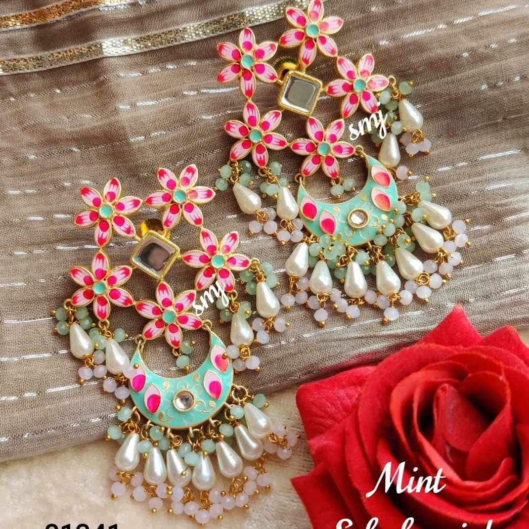 SMJ CHAANDBAALI EARRINGS  uploaded by Fashionable Exclusive Collections on 4/22/2022