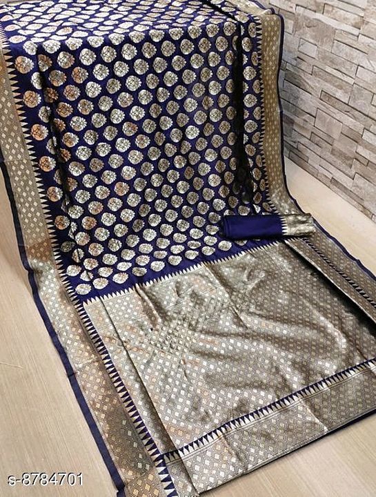 Kashvi Attractive Sarees

Saree Fabric: Banarasi Silk
Blouse: Separate Blouse Piece
Blouse Fabric: B uploaded by Jai mata di on 10/21/2020