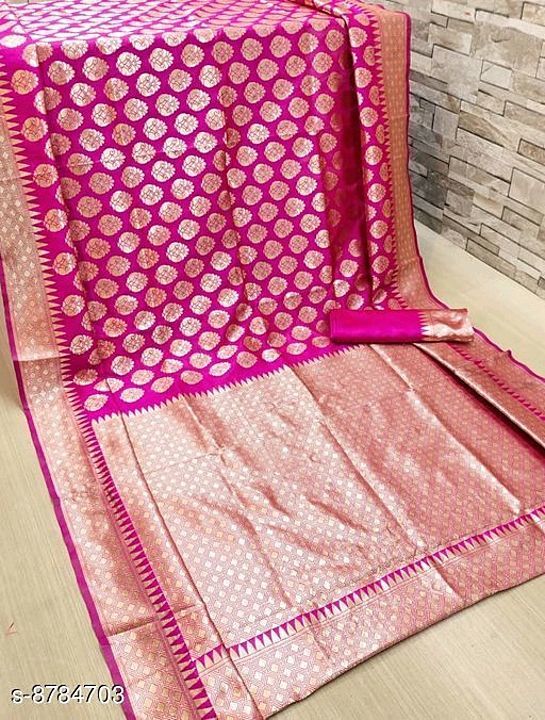 Kashvi Attractive Sarees

Saree Fabric: Banarasi Silk
Blouse: Separate Blouse Piece
Blouse Fabric: B uploaded by Jai mata di on 10/21/2020