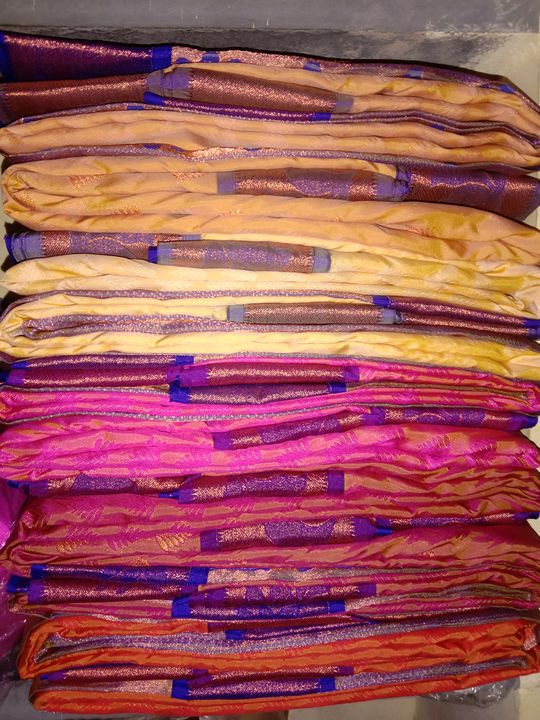 Warehouse Store Images of Polister silk sarees