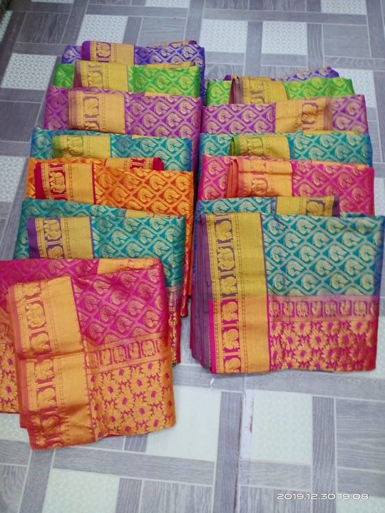 Cotton and silk mix saree uploaded by Garments Dealers on 4/22/2022