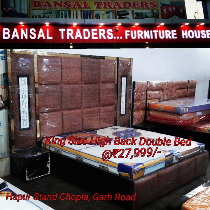 King size double bed uploaded by Bansal Traders on 4/22/2022