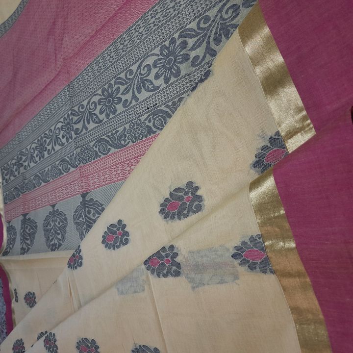 Pure cotton saree uploaded by Textiles on 4/23/2022