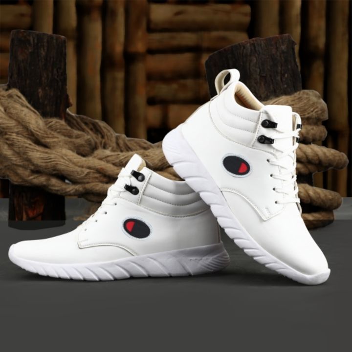 FOOTGRAB White Boots || High Tops || Sneakers For Men uploaded by Dilip textile on 4/23/2022