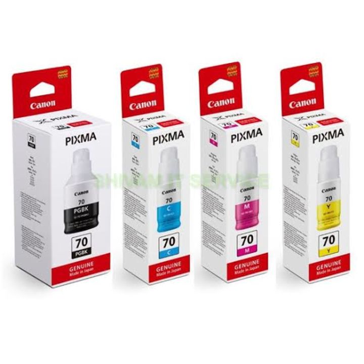 Canon ink Original GI-70 (pack of 4) uploaded by Sabse Sasta Dukaan on 4/23/2022
